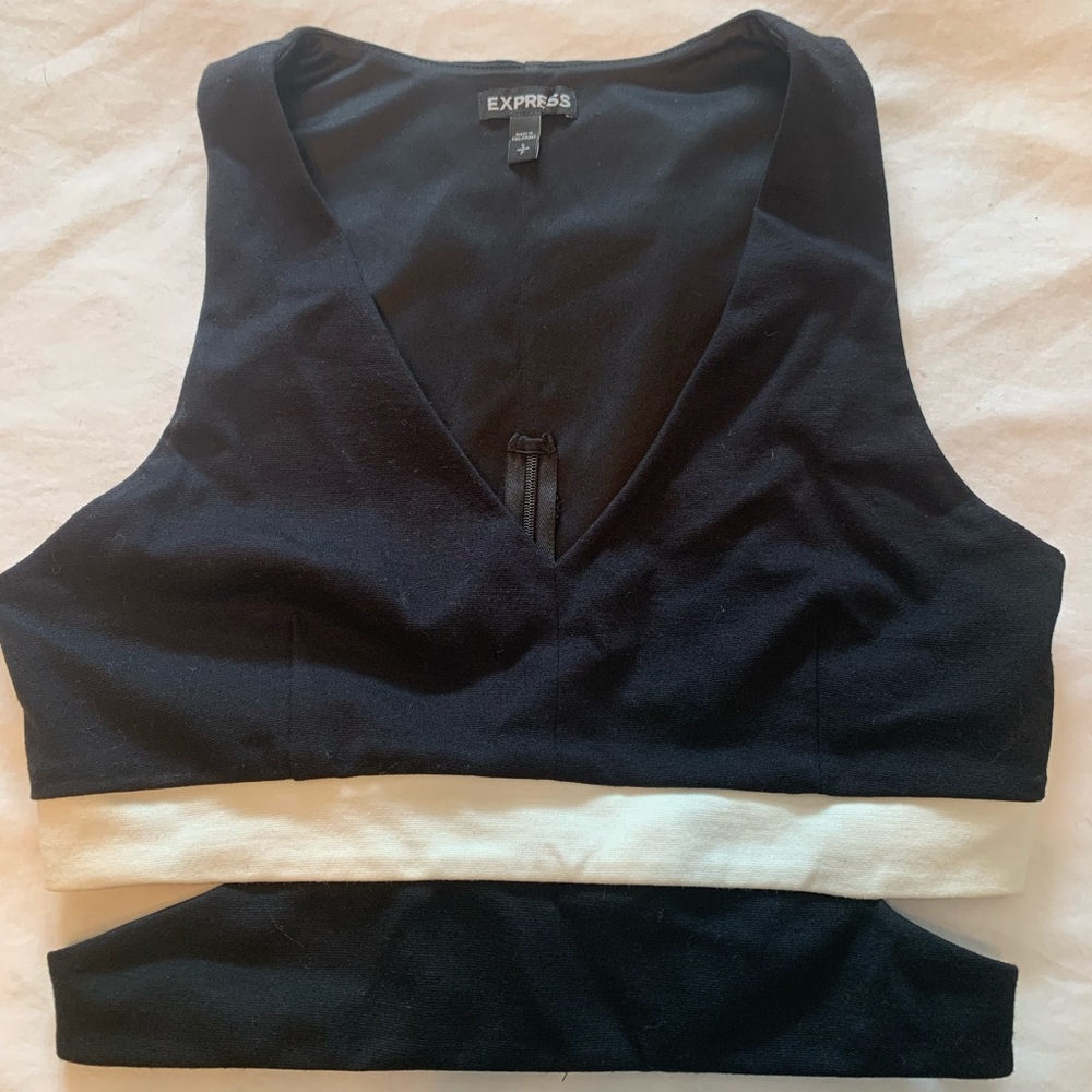 Express Crop Top w/ Cut Outs